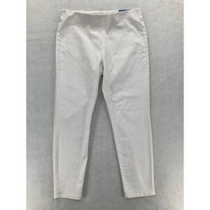 Soft Surroundings Ultimate Leggings Women's Large 14/16 White Stretch Denim NWT